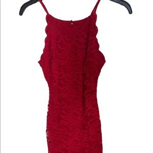I.N. - Formal Lacey Red Dress